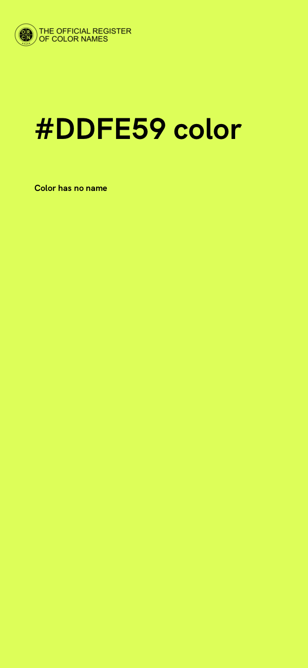 #DDFE59 color image