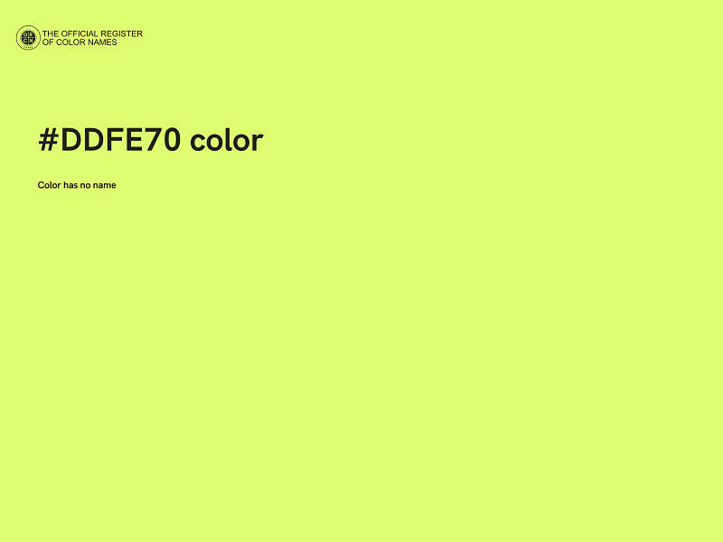 #DDFE70 color image