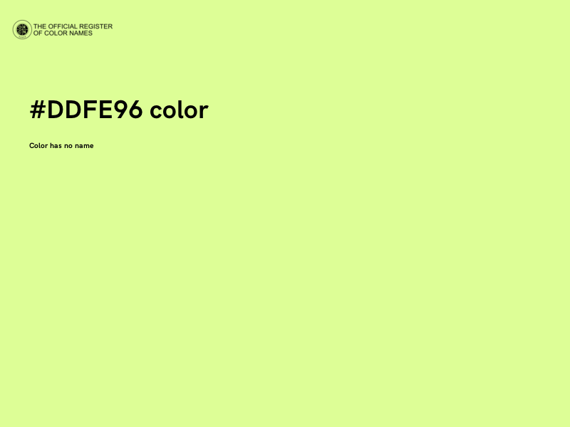 #DDFE96 color image