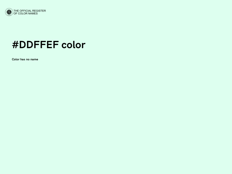 #DDFFEF color image