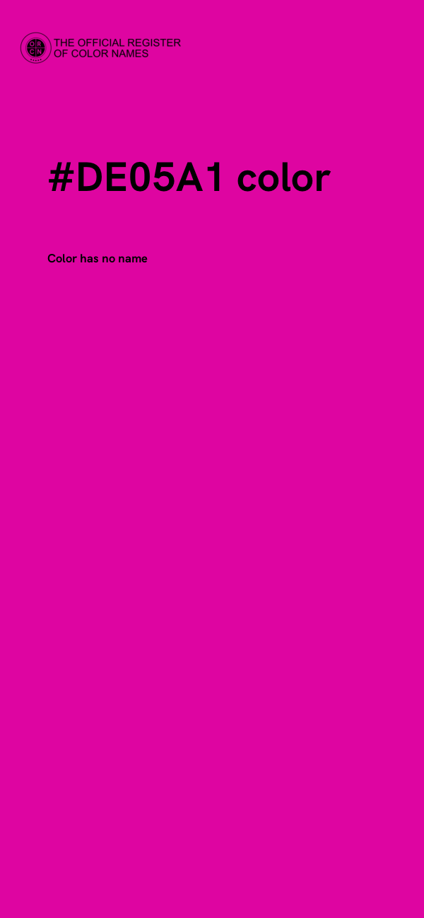 #DE05A1 color image