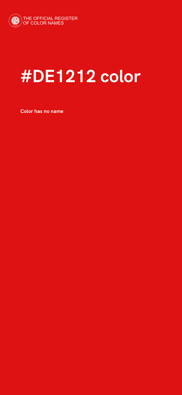 #DE1212 color image