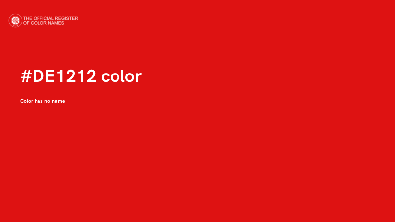 #DE1212 color image