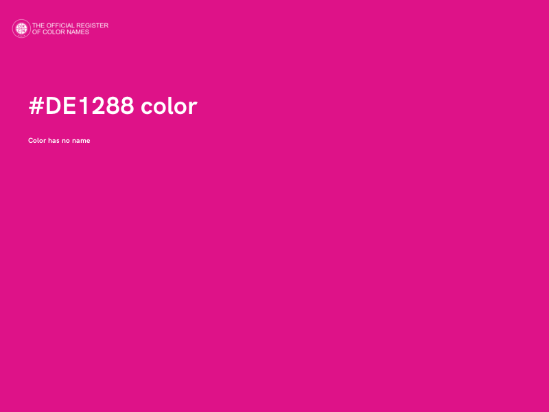 #DE1288 color image