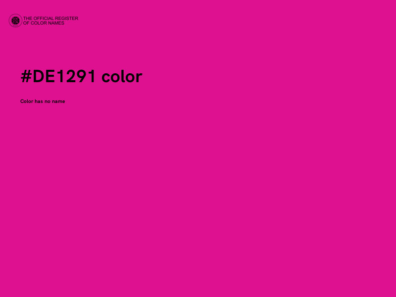 #DE1291 color image