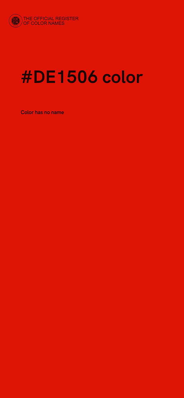 #DE1506 color image