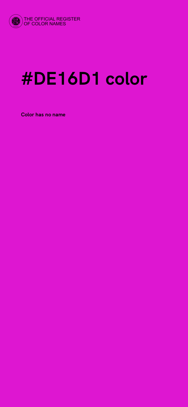 #DE16D1 color image