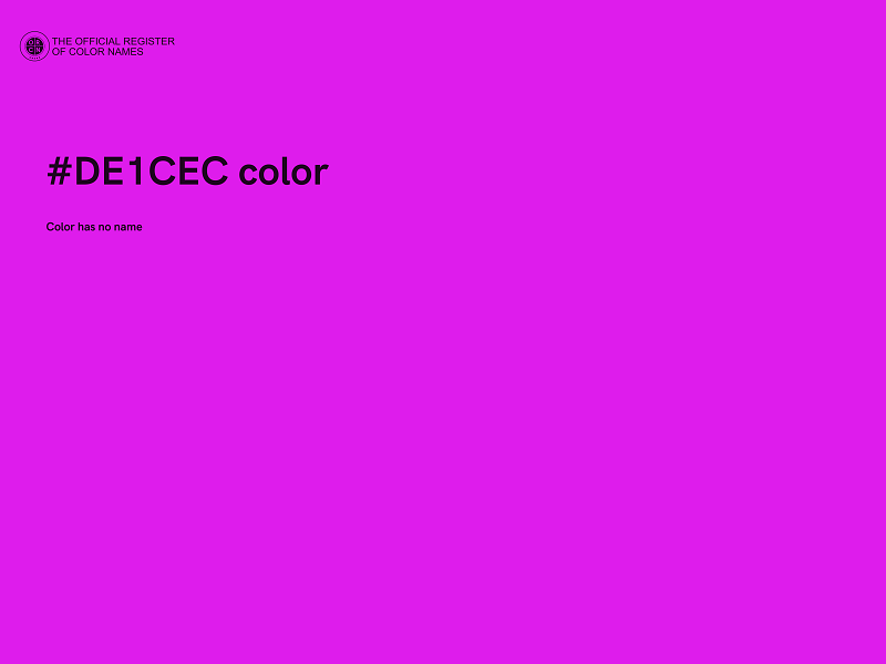 #DE1CEC color image