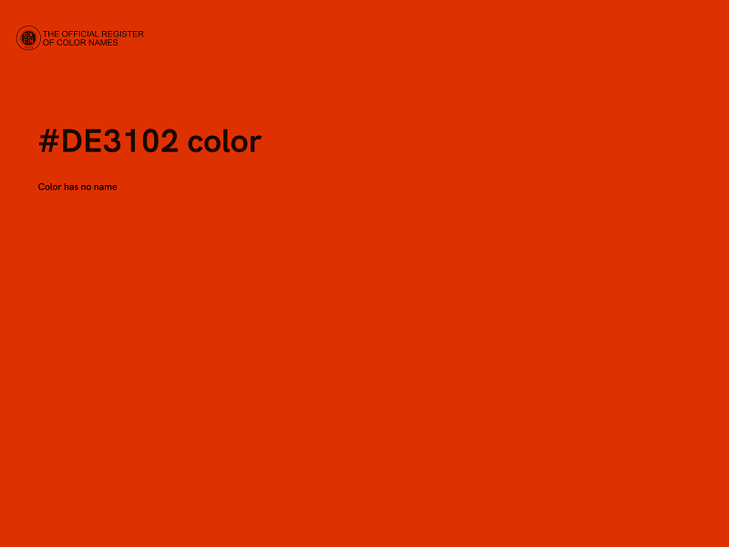 #DE3102 color image