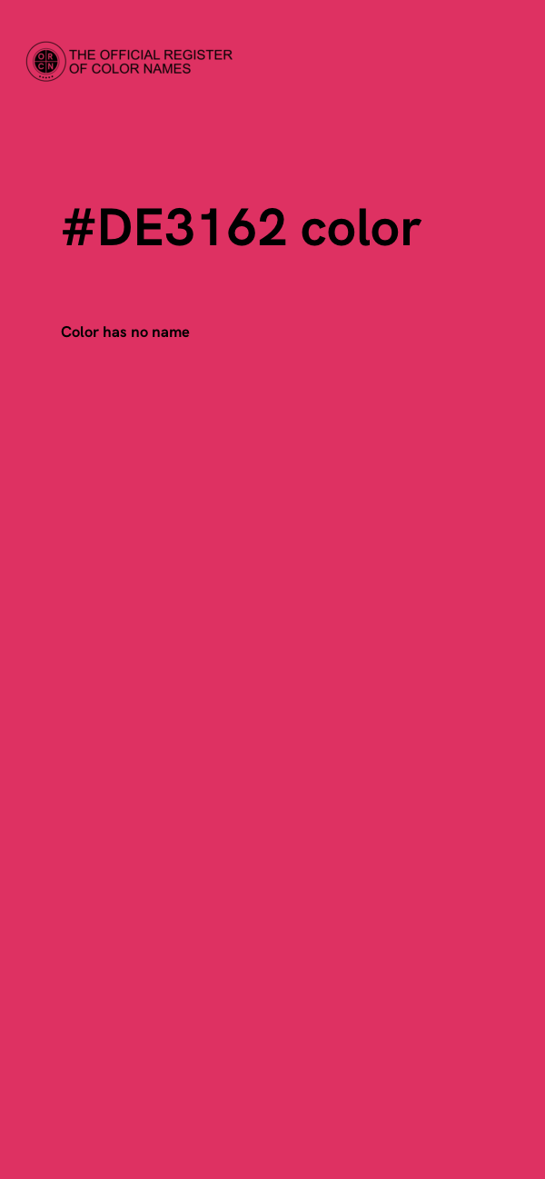 #DE3162 color image