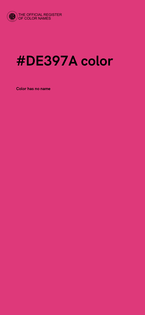 #DE397A color image