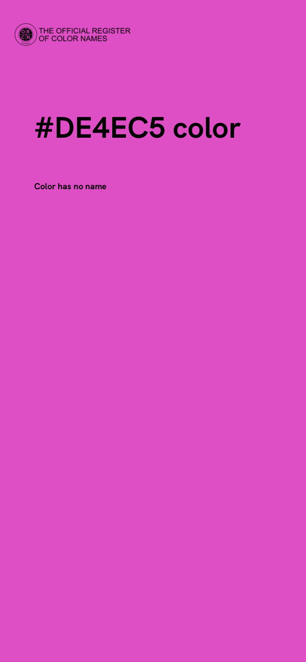 #DE4EC5 color image