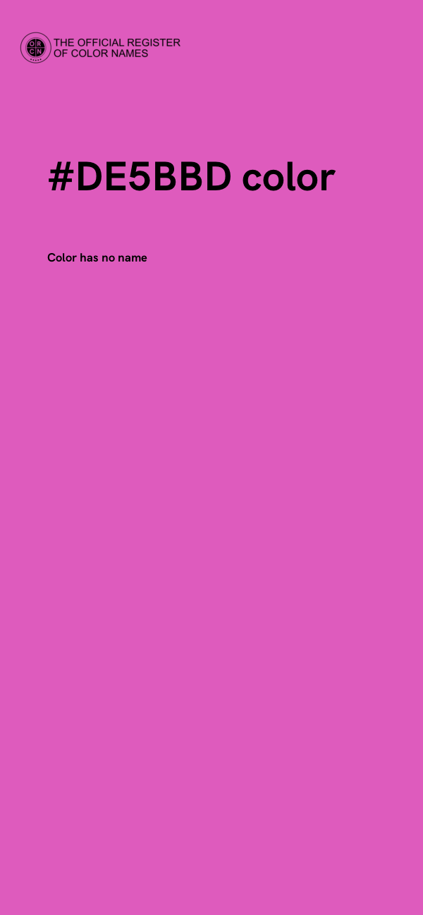 #DE5BBD color image