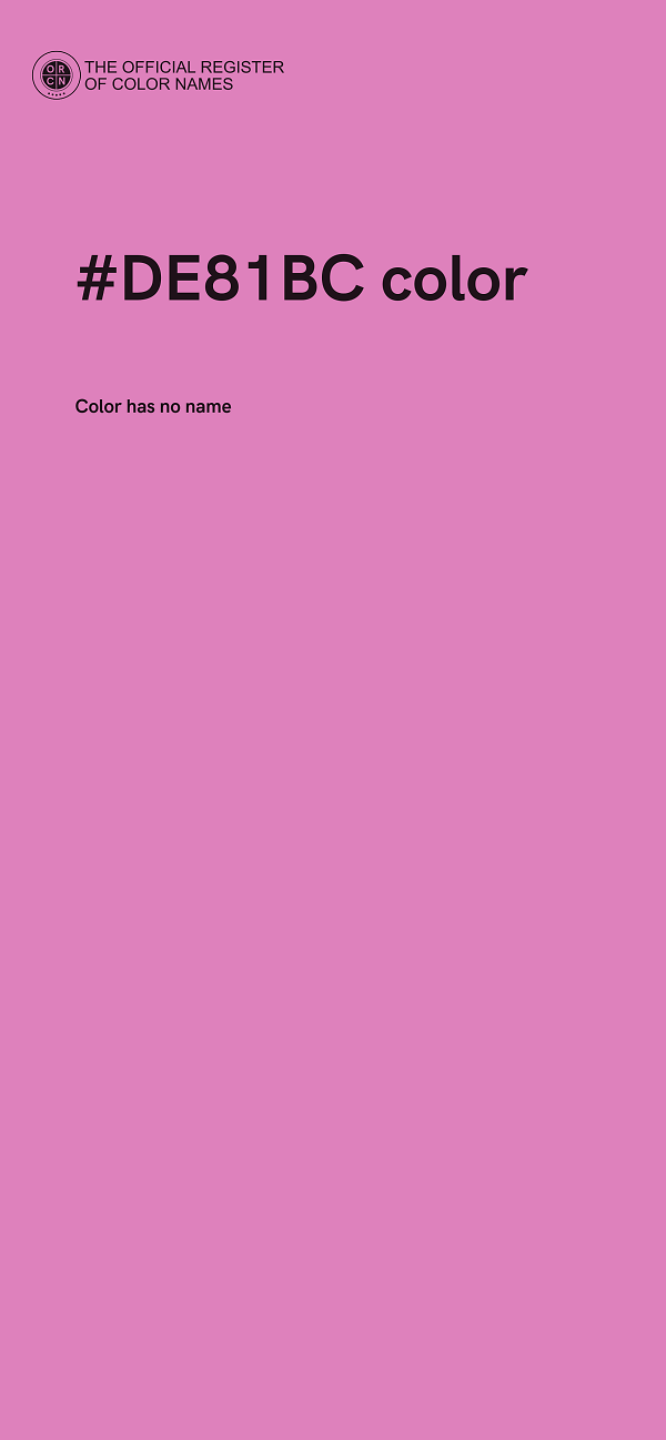 #DE81BC color image