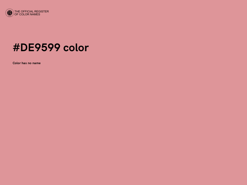 #DE9599 color image