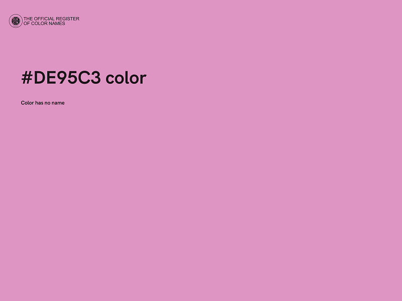 #DE95C3 color image