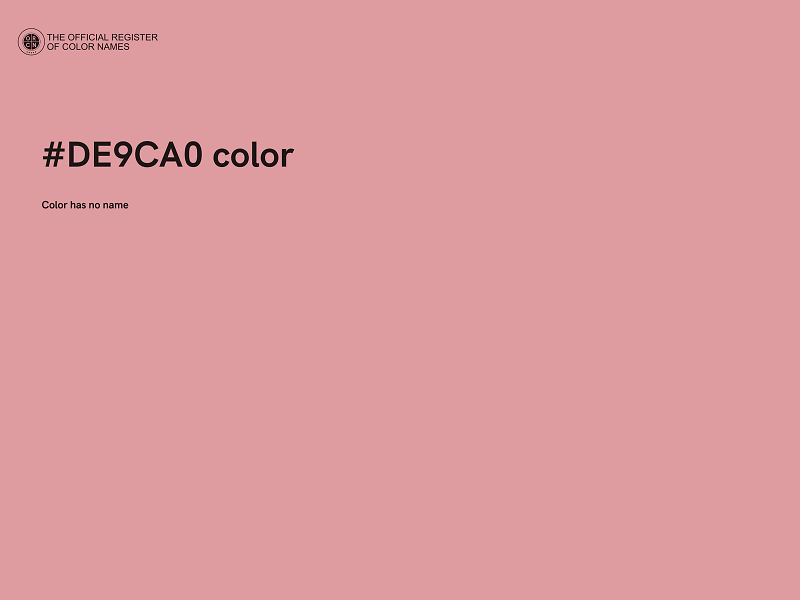 #DE9CA0 color image