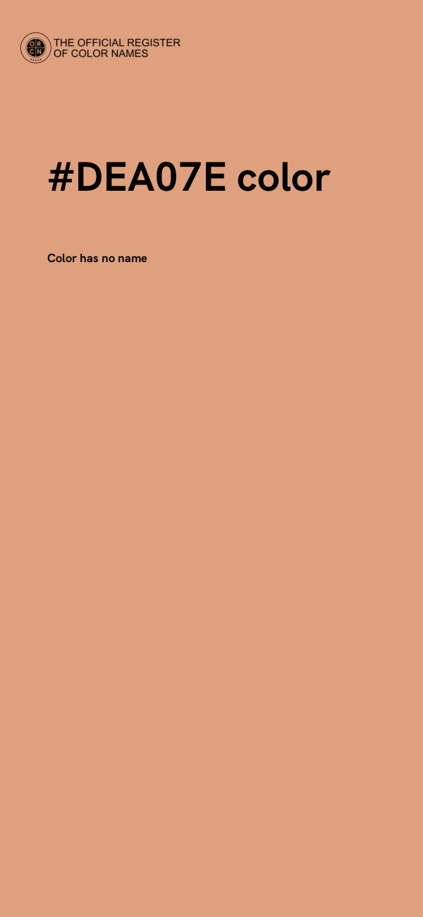 #DEA07E color image