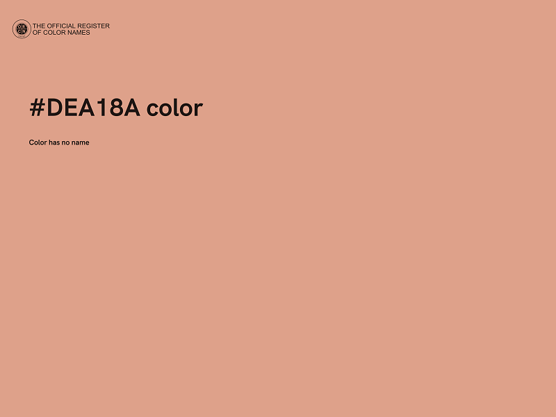 #DEA18A color image