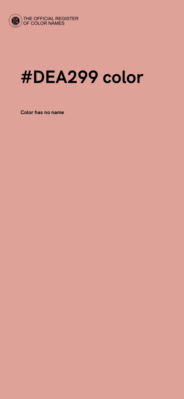 #DEA299 color image