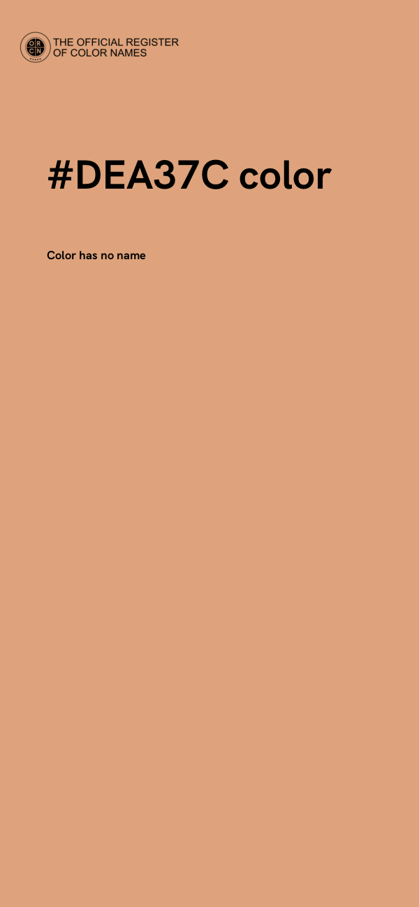 #DEA37C color image