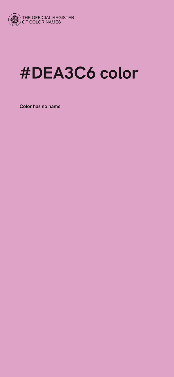 #DEA3C6 color image