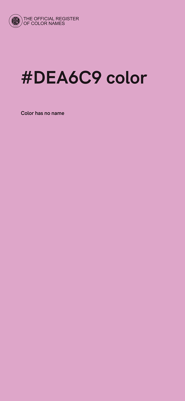 #DEA6C9 color image