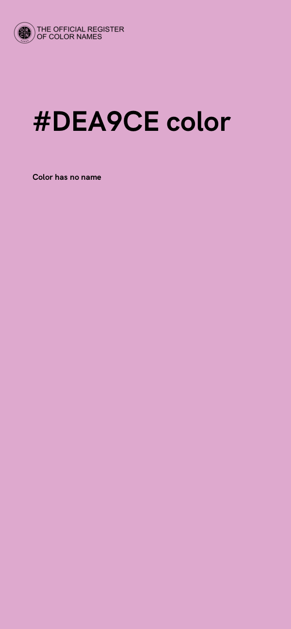 #DEA9CE color image