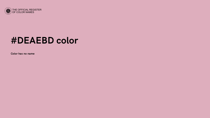 #DEAEBD color image