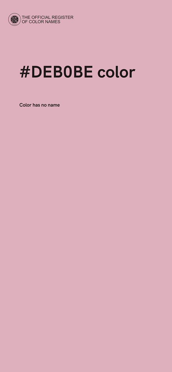 #DEB0BE color image