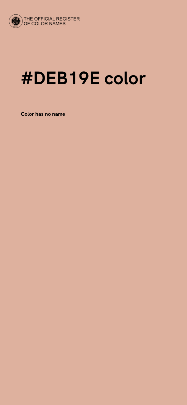 #DEB19E color image