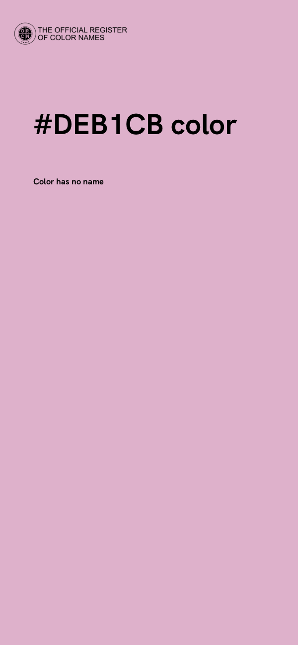 #DEB1CB color image