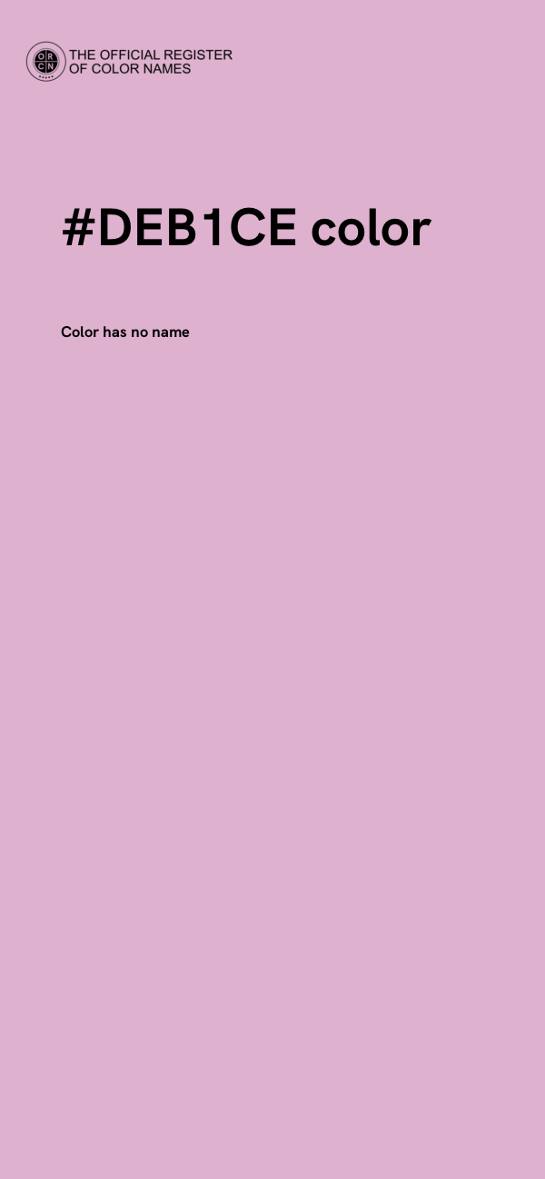 #DEB1CE color image