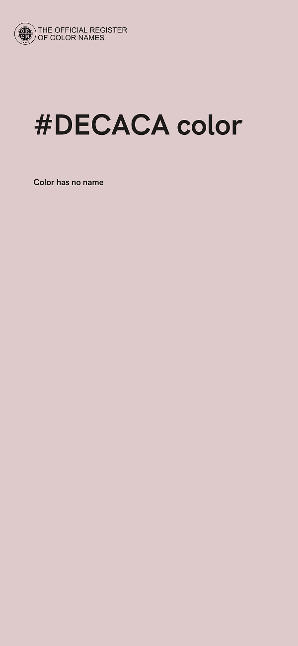 #DECACA color image