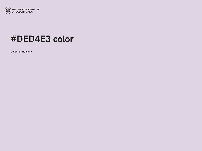 #DED4E3 color image