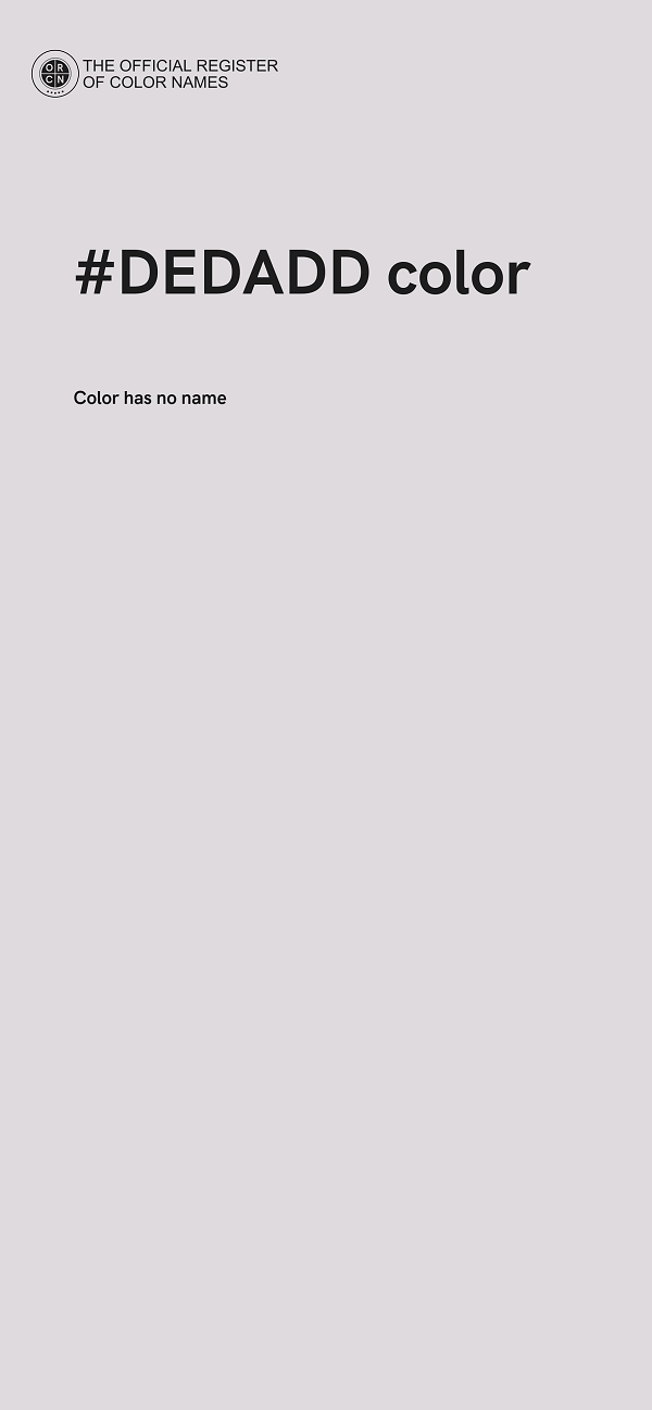 #DEDADD color image