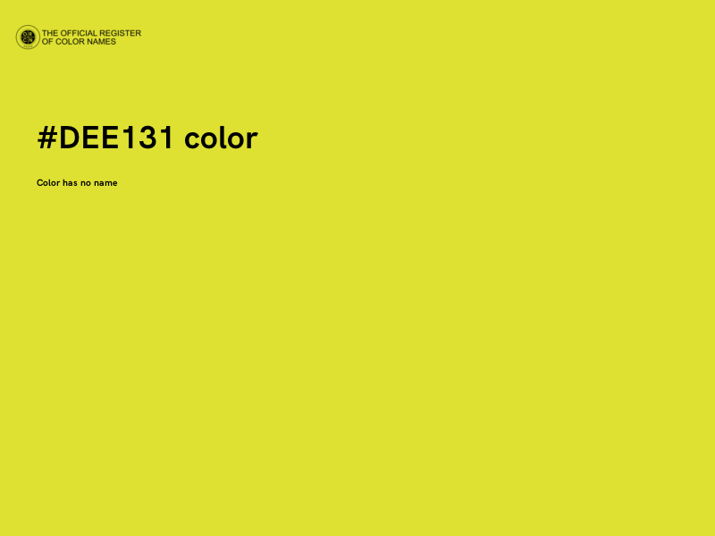 #DEE131 color image