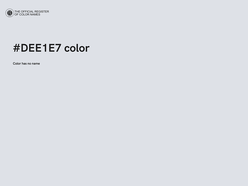 #DEE1E7 color image