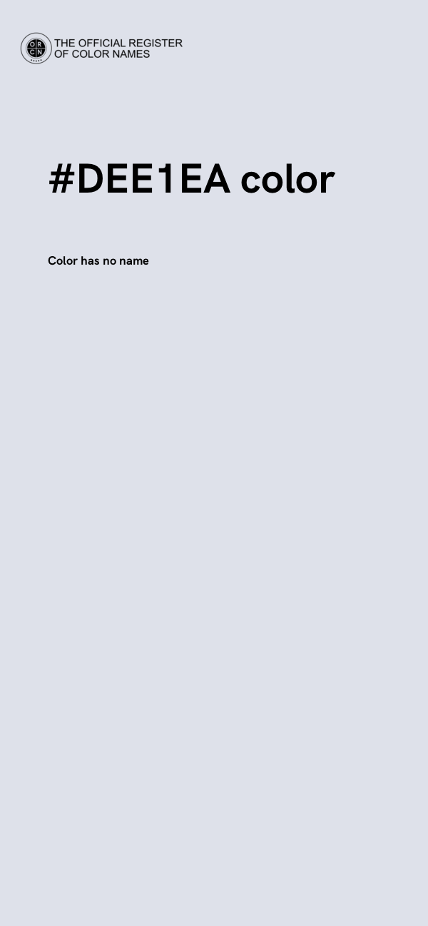 #DEE1EA color image
