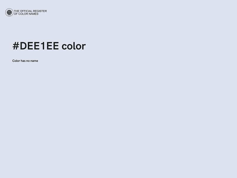 #DEE1EE color image