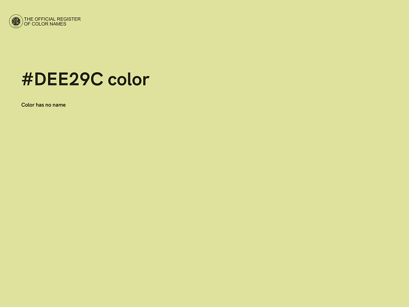 #DEE29C color image