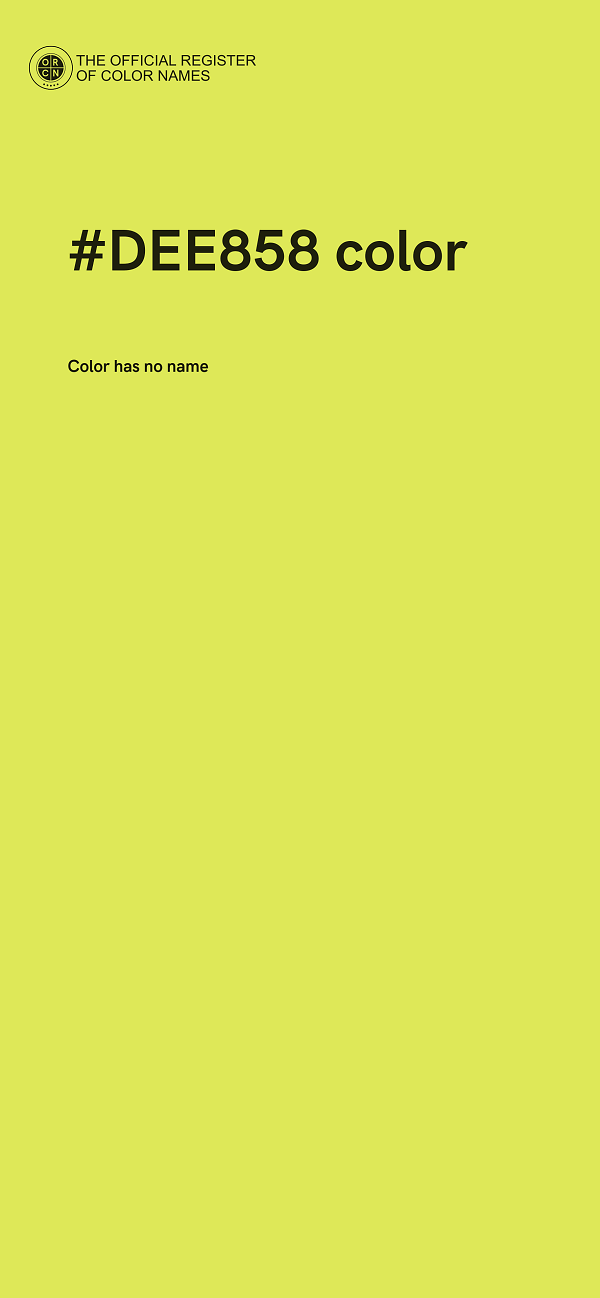 #DEE858 color image
