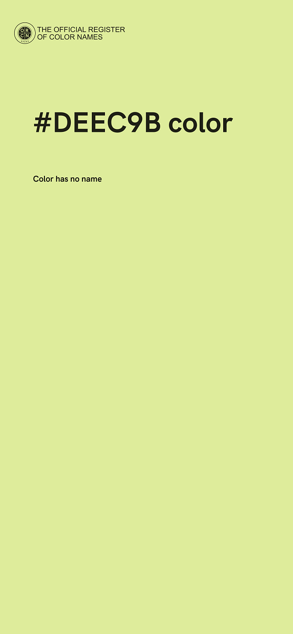 #DEEC9B color image