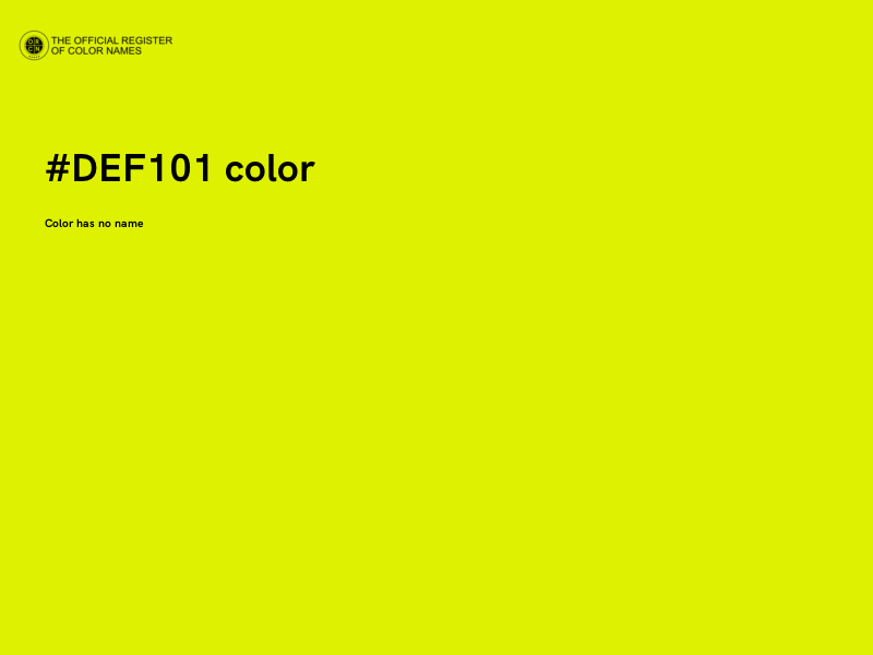 #DEF101 color image