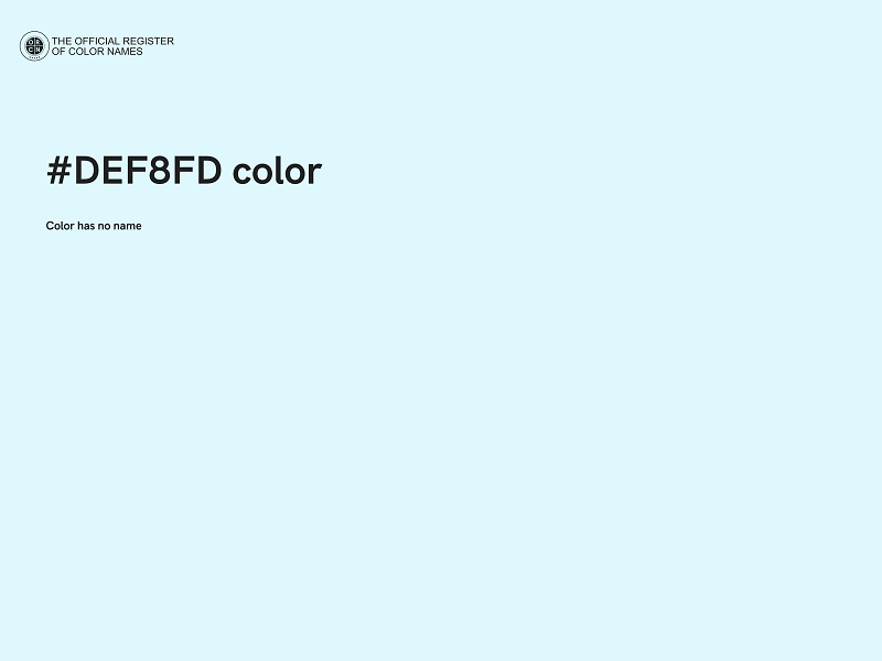 #DEF8FD color image