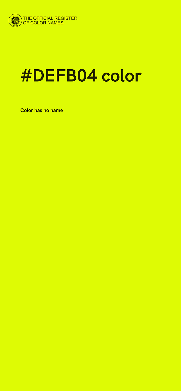 #DEFB04 color image