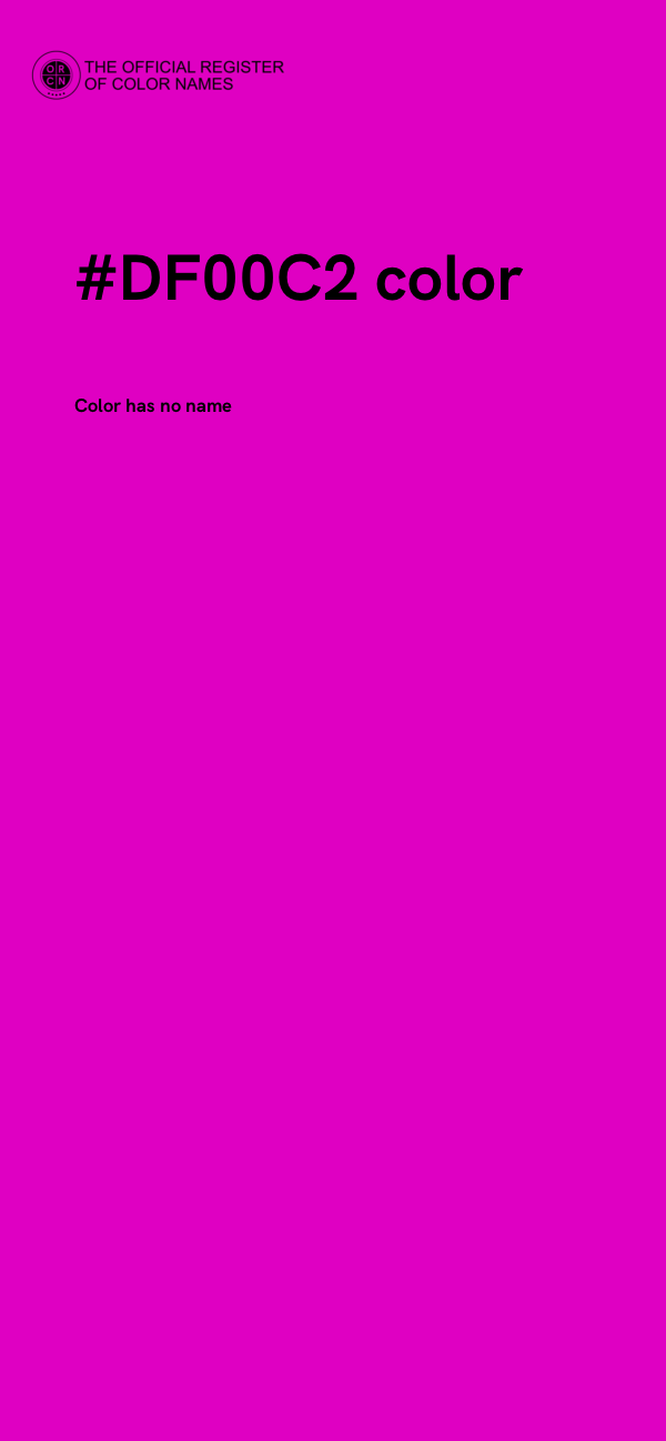 #DF00C2 color image