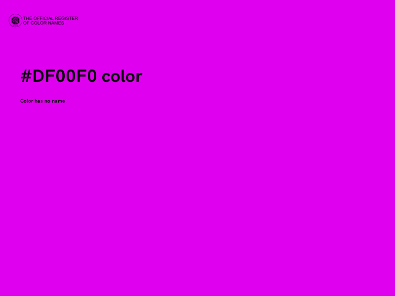 #DF00F0 color image
