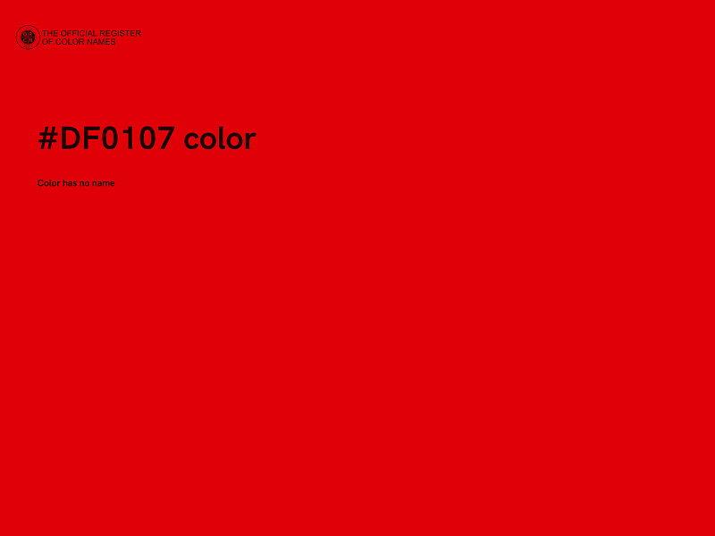 #DF0107 color image