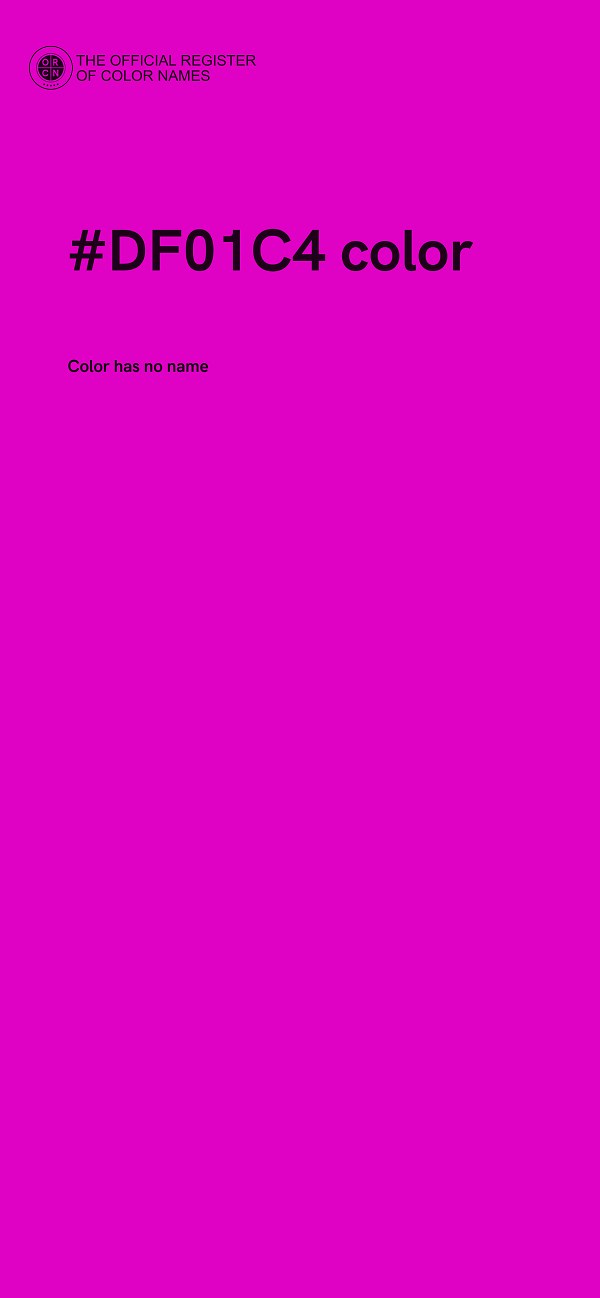 #DF01C4 color image